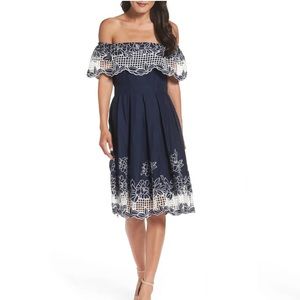 Eliza J Fit & Flare Dress